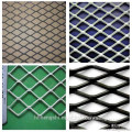 Expanded metal wired security screen material mesh